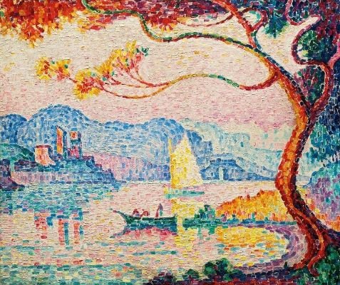 pointillism-style artwork