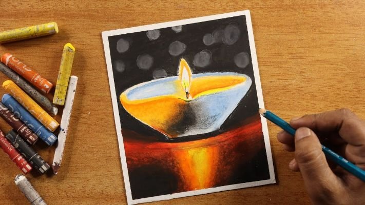 Diwali Drawing Projects for Kids - Kids Art & Craft