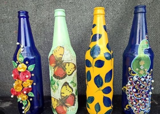 Glass Bottle Decoration Ideas  Creative Things To Do With Glass
